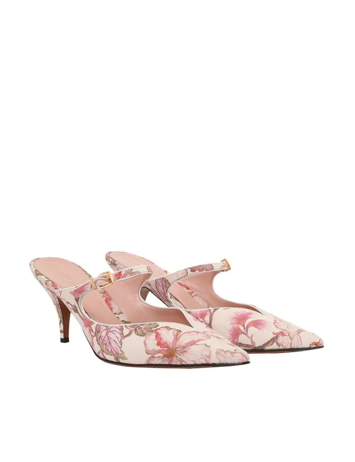 Zimmermann Heels Zimmermann Aura Mule 65 Coral Hibiscus 8211 Women