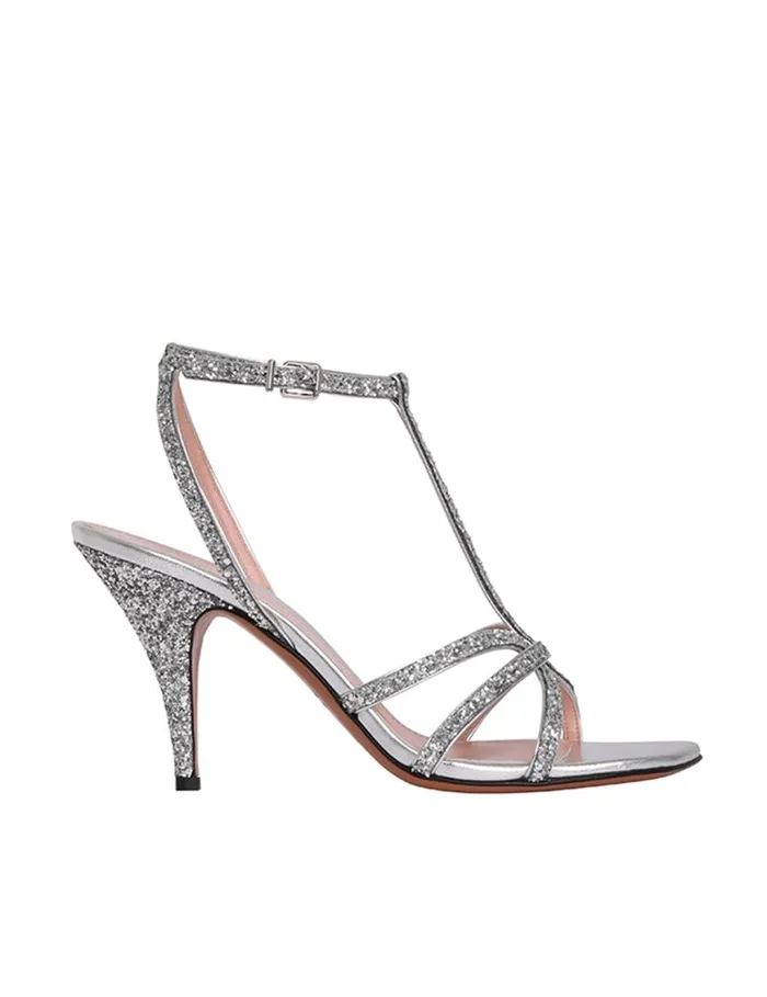 Zimmermann Heels Zimmermann Aura Sandal 85 Silver 8211 Women