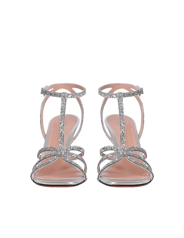 Zimmermann Heels Zimmermann Aura Sandal 85 Silver 8211 Women