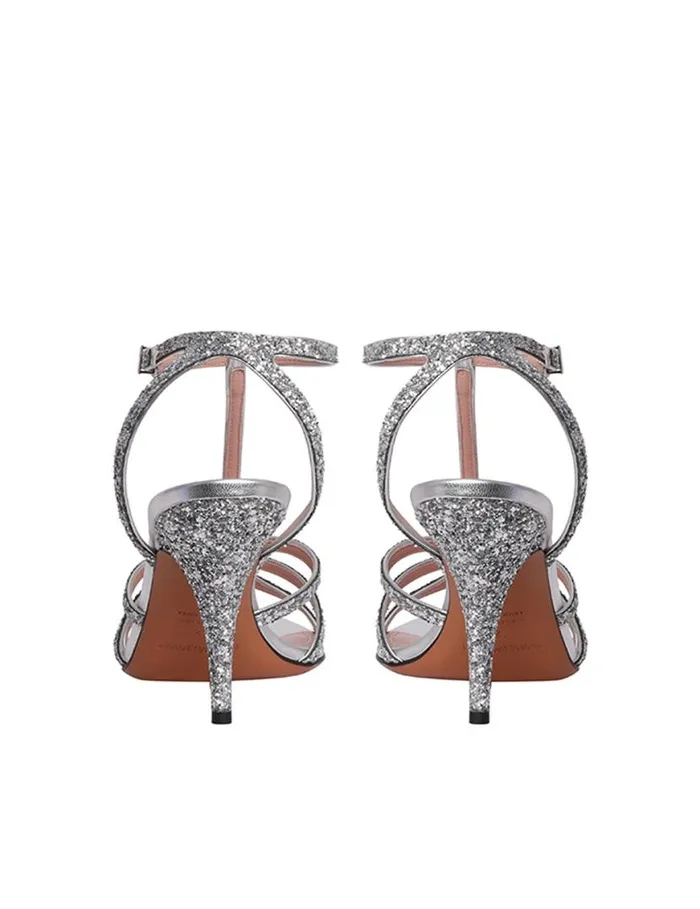 Zimmermann Heels Zimmermann Aura Sandal 85 Silver 8211 Women