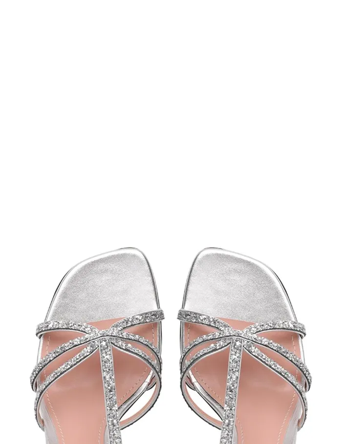 Zimmermann Heels Zimmermann Aura Sandal 85 Silver 8211 Women