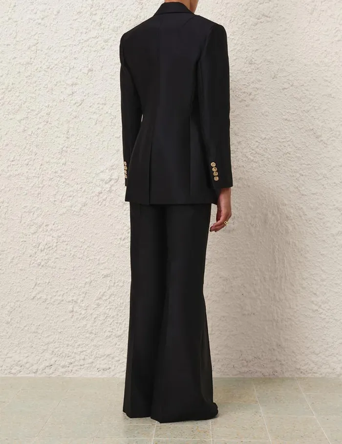 Zimmermann Jackets and Coats Natura Hourglass Jacket Black 8211 Women