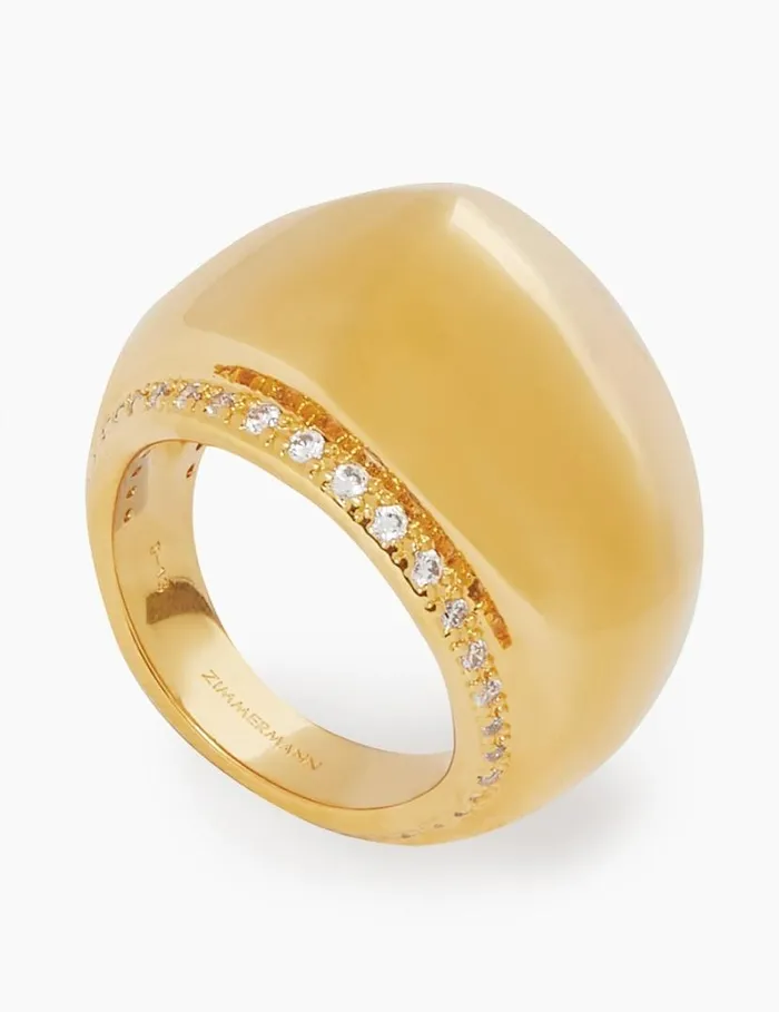 Zimmermann Jewellery Pebble Ring Gold 8211 Women