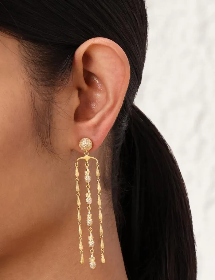 Zimmermann Jewellery Zimmermann Midnight Earrings Gold 8211 Women