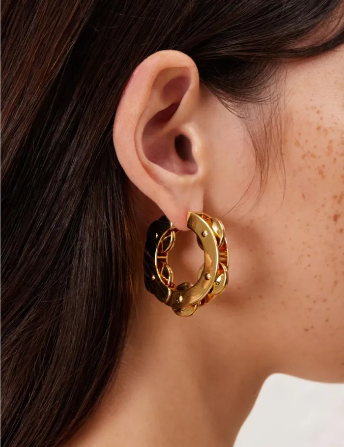 Zimmermann Jewellery Zimmermann Swing Large Hoops Gold 8211 Women