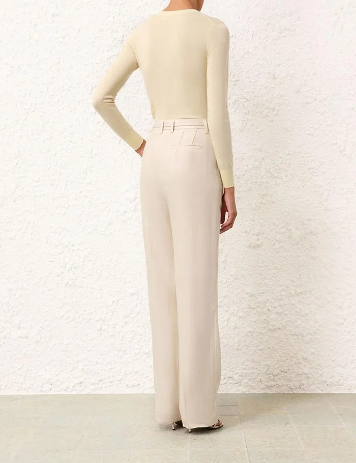 Zimmermann Shorts and Pants Matchmaker Straight Leg Pant Straw 8211 Women
