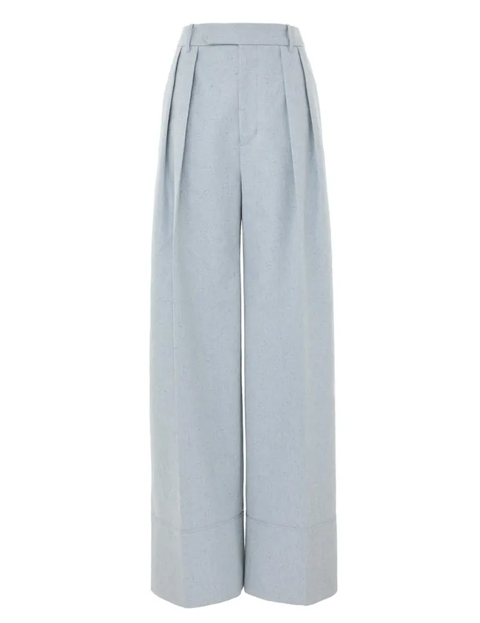 Zimmermann Shorts and Pants Natura Wide Leg Pant Chambray 8211 Women