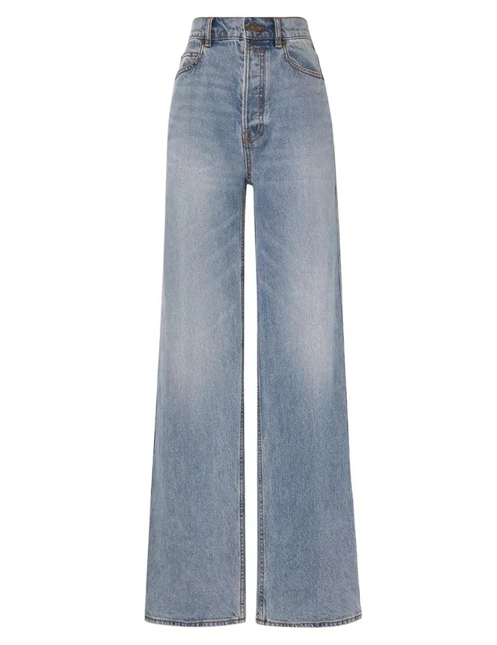 Zimmermann Shorts and Pants Wide Straight Jean Poseidon Blue 8211 Women