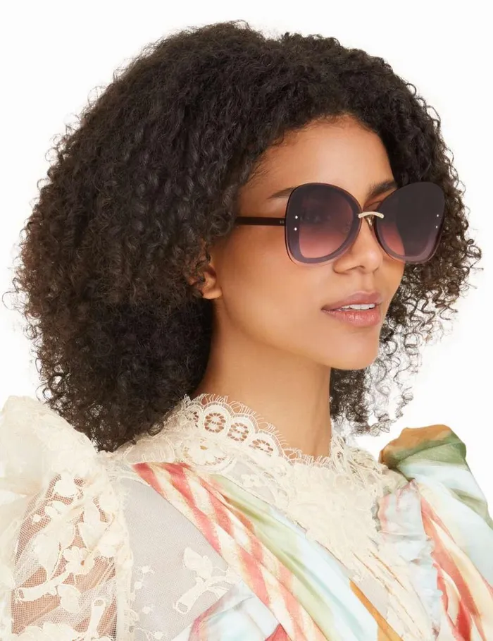 Zimmermann Sunglasses Zimmermann Sensory Butterfly Aubergine 8211 Women
