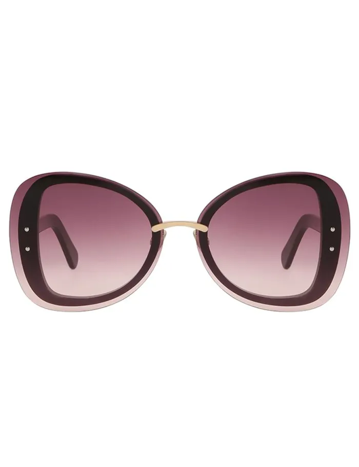 Zimmermann Sunglasses Zimmermann Sensory Butterfly Aubergine 8211 Women