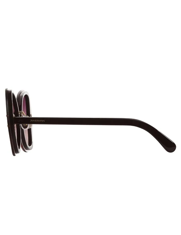 Zimmermann Sunglasses Zimmermann Sensory Butterfly Aubergine 8211 Women