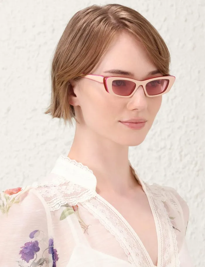 Zimmermann Sunglasses Zimmermann Uptempo Cat Eye Pink 8211 Women