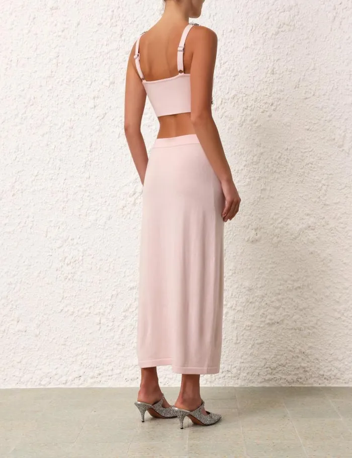 Zimmermann Tops Matchmaker Bandeau Top Dusty Pink 8211 Women