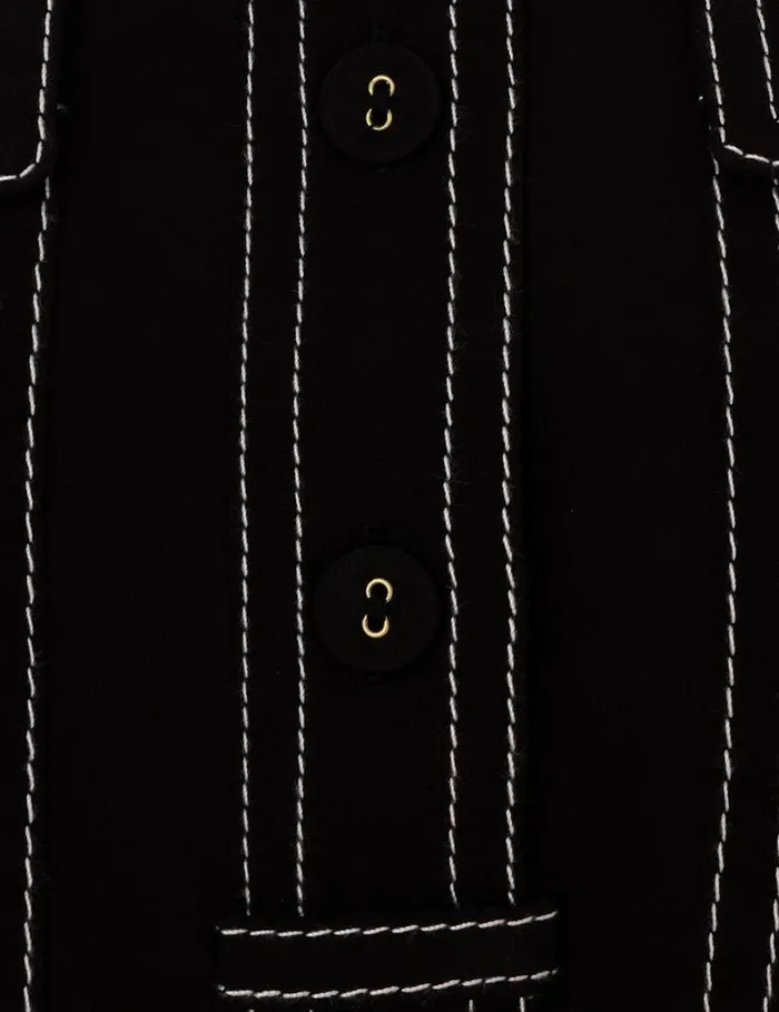 Zimmermann Tops Utility Blouse Black 8211 Women