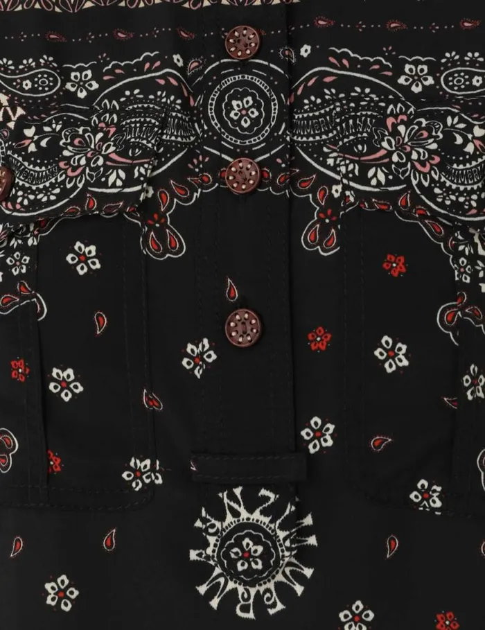 Zimmermann Tops Utility Shirt Black Bandana 8211 Women